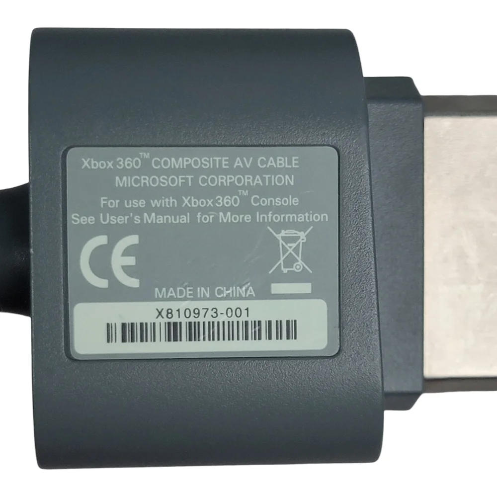 Xbox 360 OEM Composite AV Cable X810973-001